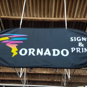 Tornado Signs Pop up Banner