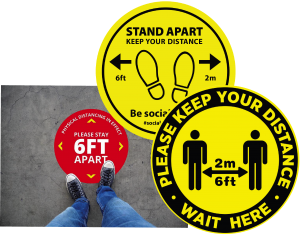 Covid Essential Floor Decal